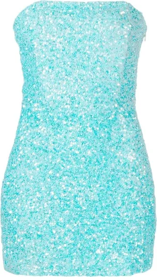 Heather sequin-embellished mini dress