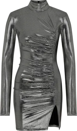 Maeve - Glossy Mini Dress