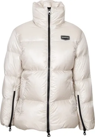 Duvetica Logo Patch Zip-Up Padded Jacket