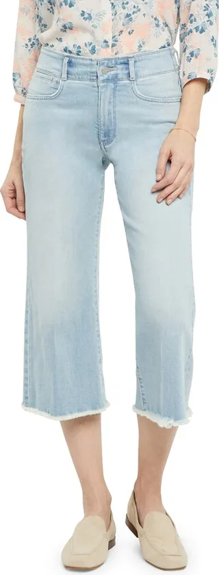 Major Wide Leg Capri Jeans