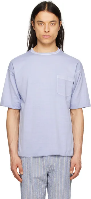 ASPESI Blue Pocket T-Shirt