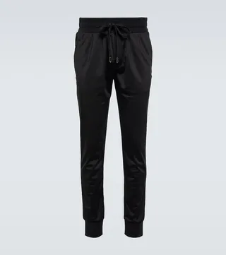 Technical jersey sweatpants