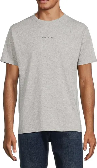 Heathered Typographic Tee