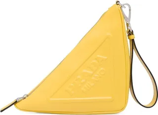 Leather Triangle Pouch