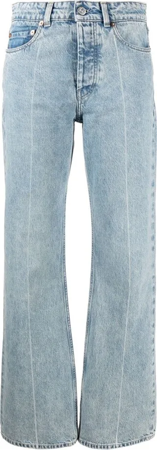 High-Rise Bootcut Jeans