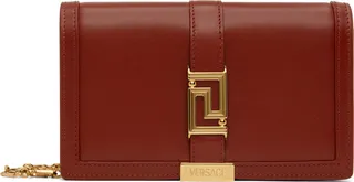 Versace Red Greca Goddess Mini Bag