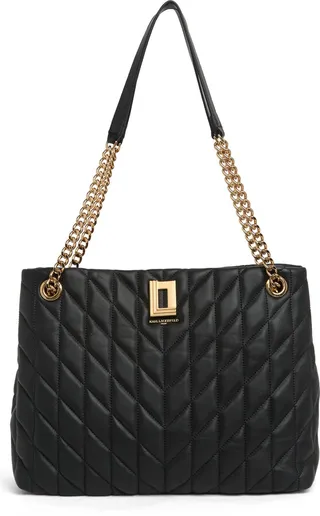 Quilted Leather Tote