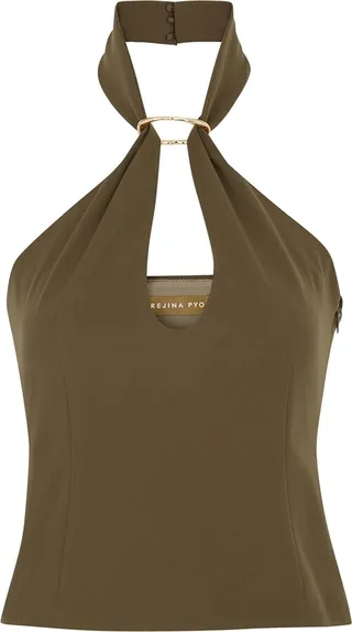 Rejina Pyo Tilda Halterneck Cut-out Top