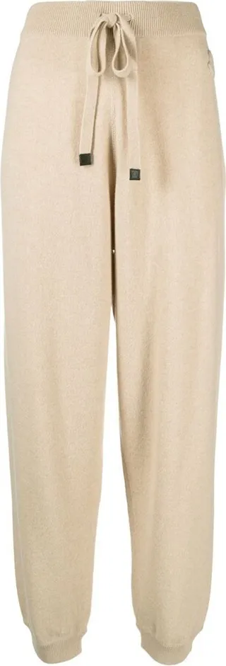 Drawstring Cashmere-Blend Track Pants