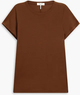 Core cotton-blend jersey T-shirt