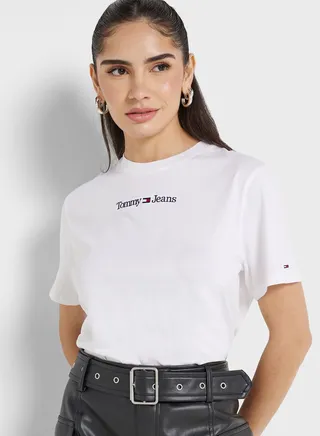 Crew Neck Logo T-Shirt