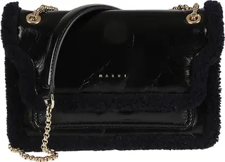 Fur Detail Shoulder Bag