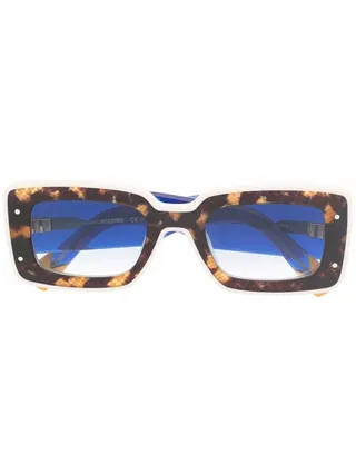 Tortoiseshell Rectangular Sunglasses