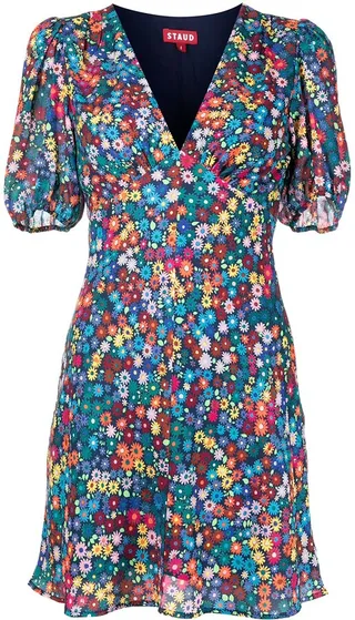 Milla floral-print mini dress