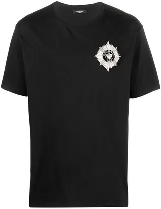 logo-appliqué cotton T-shirt