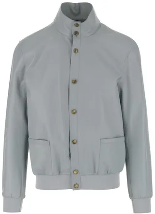 Giorgio Armani Buttoned Bomber Jacket
