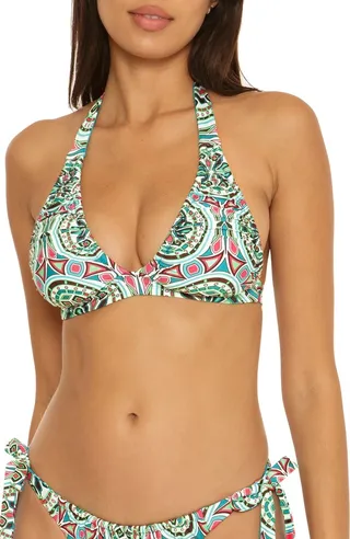 Mosaic Halter Bikini Top