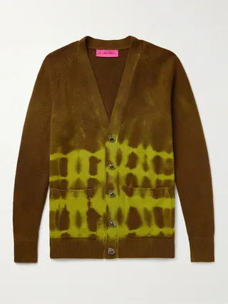 Vision Tie-Dyed Cashmere Cardigan