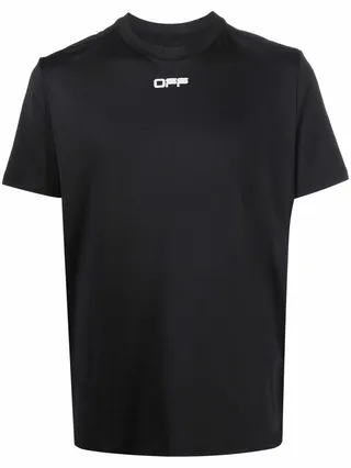 logo-tape performance T-shirt