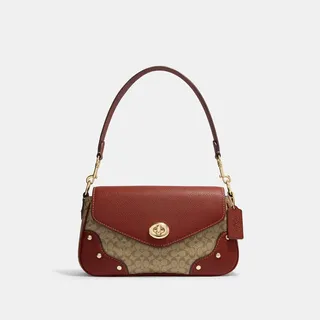 Millie Shoulder Bag In Colorblock Signature Canvas
