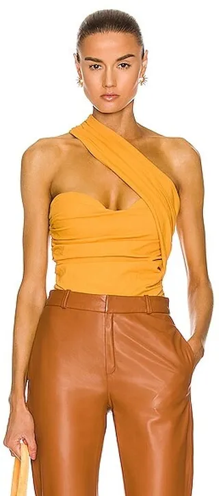 Atoir Never Really Over Bodysuit in Orange