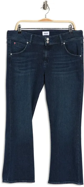 HUDSON Collin Midrise Boot Cut Jeans With Flap Pockets