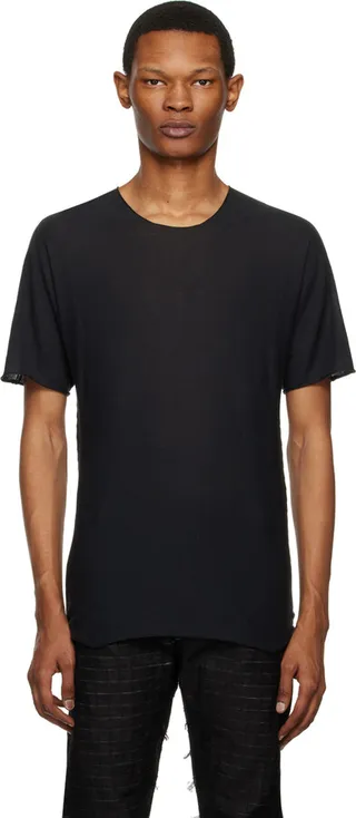 Label Under Construction Black Arched T-Shirt