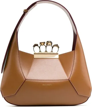 Four-Ring leather tote bag