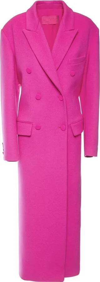 Compact wool & cashmere coat