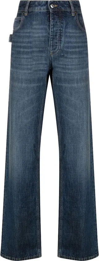 Blue Washed Boyfriend Jeans