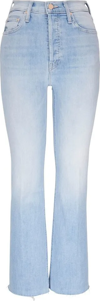 Slim-Cut Washed Denim Jeans