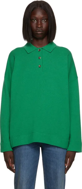 The Row Green Sinop Polo