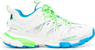 Track mesh low-top sneakers