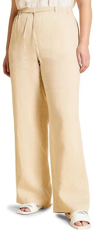 Recanati Linen Straight-Leg Trousers