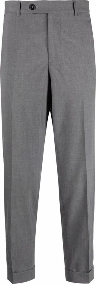 Cropped Tailored Trousers