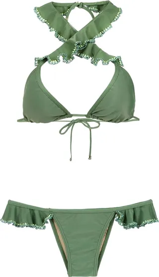 Ruffled Bikini