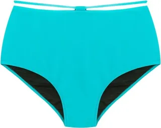 String-Detail High-Rise Bikini Briefs
