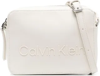 Logo-Embossed Faux-Leather Bag