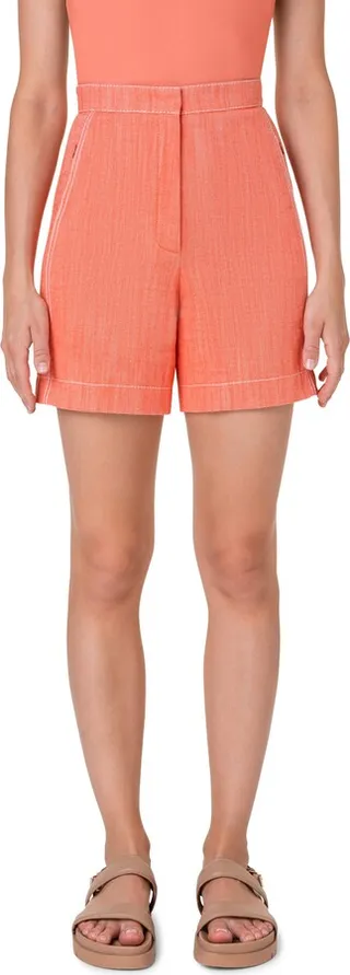 Filia Stretch Denim Bermuda Shorts