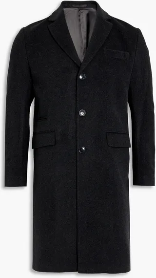 Alfie wool-blend felt coat