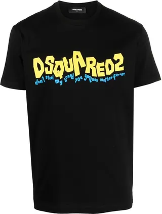 logo print crew-neck T-shirt