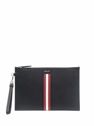 Logo Zipped Clutch