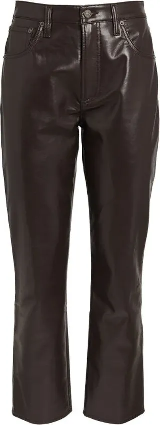 Citizens Of Humanity Recycled Leather Jolene Trousers
