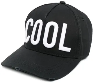 Embroidered-Slogan Baseball Cap