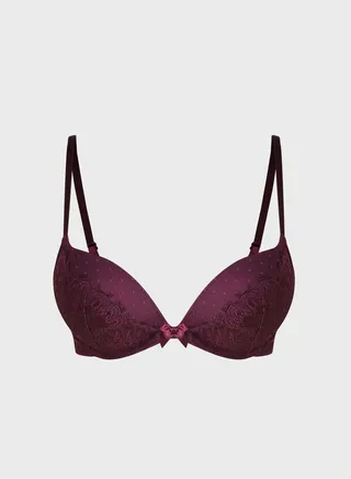 Plunge Neck Bra