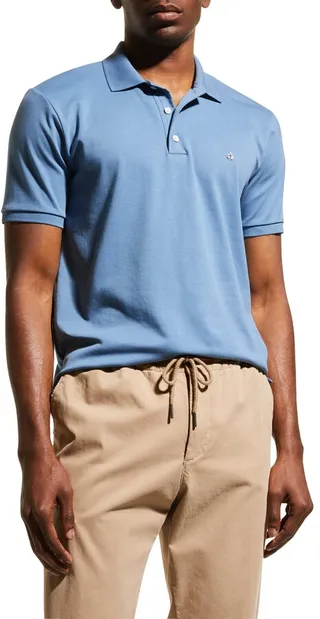 Men's Interlock Knit Polo Shirt