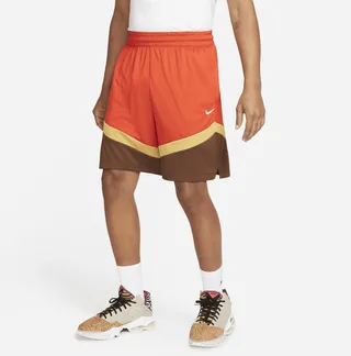 Nike Men's Icon Dri-FIT 8" Basketball Shorts in Red