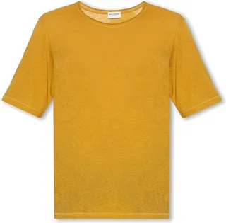 Saint Laurent Loose Fit Crewneck T-Shirt