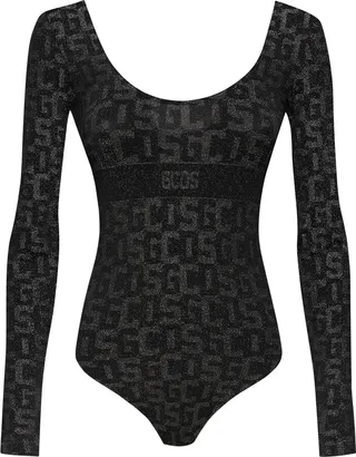 Lurex Monogram Bodysuit