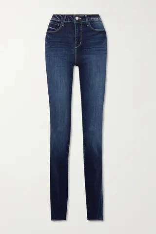L'Agence - Selma High-rise Bootcut Jeans - Blue